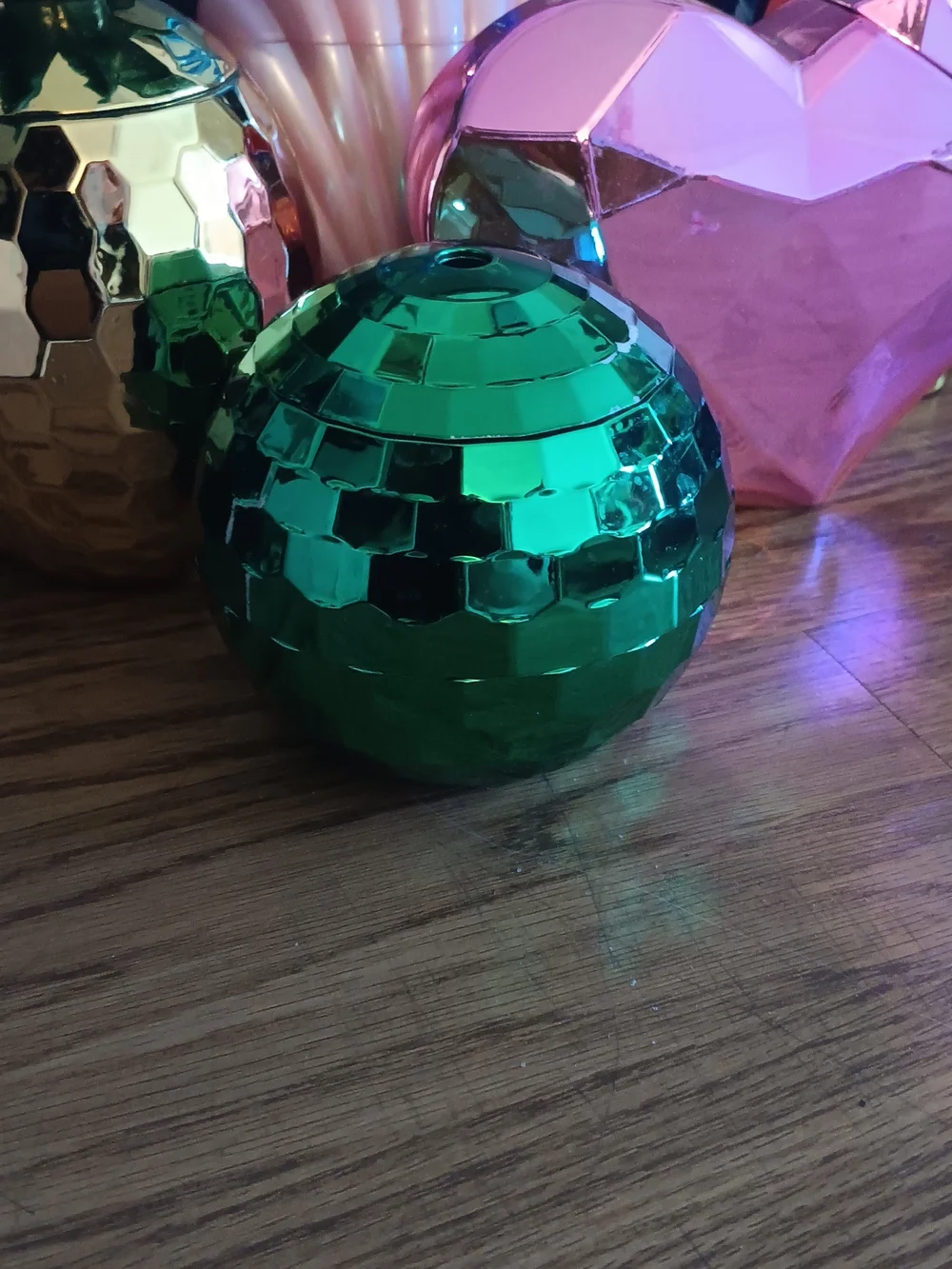 Party Pineapple, Heart Metallic, Seashell Drink Tumbler Set - Pink, Gold, Green